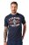 JP1880 T-Shirt Short Sleeve Chest Print Navy - Camisetas - Camisetas - 2XL-14XL
