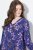 Ulla Popken 841873 Vestido midi de flores Azul marino - Vestidos midi - Vestidos midi de talla grande