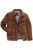 JP1880 Leather Jacket Genuine Cowhide Brown - Chaquetas - Chaquetas Tallas Grandes 2XL-8XL