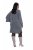 Ulla Popken 841941 Vestido de punto de manga larga Gris jaspeado - Vestidos de punto - 