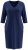 Ulla Popken 841952 Vestido de felpa con cuello de pico Azul marino - Vestidos - Vestidos para todas las tallas