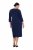 Ulla Popken 841952 Vestido de felpa con cuello de pico Azul marino - Vestidos - Vestidos para todas las tallas