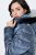 Ulla Popken 842013 Chaqueta acolchada Azul denim - Chaquetas - Chaquetas para mujer en tallas grandes
