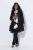 Ulla Popken 842028 Blazer peplum con pliegues Negro - Blazers - Blazers en tallas grandes para mujer