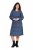 Ulla Popken 842153 Vestido midi estampado Petróleo - Vestidos midi - Vestidos midi de talla grande
