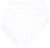 Ulla Popken 842435 Bragas de talle alto pack de 3 Blanco - Bragas - 
