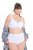 Ulla Popken 842435 Bragas de talle alto pack de 3 Blanco - Bragas - 
