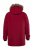 Men+ 619 Parka funcional con capucha de pelo sintético Burdeos - Chaquetas - Chaquetas Tallas Grandes 2XL-8XL