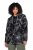 Ulla Popken 842758 Chaqueta polar de flores con capucha Negro - Ropa de lana - 
