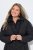 Ulla Popken 842877 Chaqueta técnica Negro - Chaquetas - Chaquetas para mujer en tallas grandes