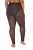 Ulla Popken 842879 Leggings de media con estampado animal Marrón oscuro - Medias & calcetines - 