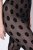 Ulla Popken 842886 Leggings de media con estampado Negro - Medias & calcetines - 