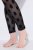 Ulla Popken 842886 Leggings de media con estampado Negro - Medias & calcetines - 