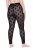 Ulla Popken 842886 Leggings de media con estampado Negro - Medias & calcetines - 