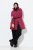 Ulla Popken 842937 Chaqueta acolchada Rojo - Chaquetas - Chaquetas para mujer en tallas grandes