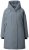 Ulla Popken 842951 Abrigo técnico HYPRAR impermeable con capucha Gris oscuro jaspeado - Abrigos - Abrigos de talla grande