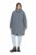 Ulla Popken 842951 Abrigo técnico HYPRAR impermeable con capucha Gris oscuro jaspeado - Abrigos - Abrigos de talla grande