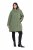 Ulla Popken 842951 Abrigo técnico HYPRAR impermeable con capucha Verde grisáceo - Abrigos - Abrigos de talla grande