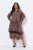 Ulla Popken 842979 Vestido con estampado animal Marrón - Vestidos midi - Vestidos midi de talla grande
