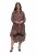 Ulla Popken 842979 Vestido con estampado animal Marrón - Vestidos midi - Vestidos midi de talla grande