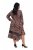Ulla Popken 842979 Vestido con estampado animal Marrón - Vestidos midi - Vestidos midi de talla grande
