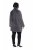 Ulla Popken 843003 Abrigo de pelo sintético con cuello alto Gris - Abrigos - Abrigos de talla grande