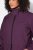 Ulla Popken 843105 Chaqueta técnica HYPRAR impermeable con estampado de ondas Ciruela - Chaquetas - Chaquetas para mujer en tallas grandes