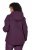 Ulla Popken 843105 Chaqueta técnica HYPRAR impermeable con estampado de ondas Ciruela - Chaquetas - Chaquetas para mujer en tallas grandes