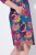 Ulla Popken 843180 Vestido de jersey de flores Petróleo - Vestidos - Vestidos para todas las tallas