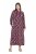 Ulla Popken 843358 Vestido de felpa estampado Ciruela - Vestidos sudadera - 