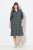 Ulla Popken 843506 Vestido de felpa estampado Negro - Vestidos sudadera - 