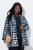 Ulla Popken 843937 Blazer texturizado estampado Azul marino - Blazers - Blazers en tallas grandes para mujer