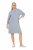 Ulla Popken 843999 Vestido con manga 3/4 Gris jaspeado - Vestidos - Vestidos para todas las tallas
