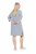 Ulla Popken 843999 Vestido con manga 3/4 Gris jaspeado - Vestidos - Vestidos para todas las tallas