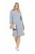 Ulla Popken 843999 Vestido con manga 3/4 Gris jaspeado - Vestidos - Vestidos para todas las tallas