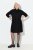 Ulla Popken 844233 Vestido de punto de manga larga Negro - Vestidos de punto - 