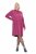 Ulla Popken 844233 Vestido de punto de manga larga Rojo baya - Vestidos de punto - 