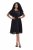 Ulla Popken 844356 Vestido de noche Negro - Vestidos de noche - Vestidos de fiesta de gran talla