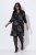 Ulla Popken 844739 Vestido con manga 3/4 Negro - Vestidos midi - Vestidos midi de talla grande