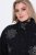 Ulla Popken 844839 Chaqueta corta con bordado de copos de nieve Azul marino - Chaquetas - Chaquetas para mujer en tallas grandes