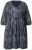 Ulla Popken 844945 Vestido de jersey estampado Negro - Vestidos de punto jersey - 