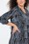 Ulla Popken 844945 Vestido de jersey estampado Negro - Vestidos de punto jersey - 
