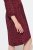 Ulla Popken 844945 Vestido de jersey evasé con cuello de pico Ciruela - Vestidos de punto jersey - 