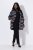 Ulla Popken 844981 Blazer texturizado con cuello redondo Negro - Blazers - Blazers en tallas grandes para mujer