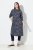 Ulla Popken 844993 Vestido de felpa estampado Azul marino - Vestidos sudadera - 