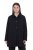 Ulla Popken 845026 Sobrecamisa con textura de cebra Negro - Chaquetas - Chaquetas para mujer en tallas grandes