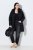 Ulla Popken 845111 Parka Negro - Abrigos - Abrigos de talla grande