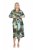 Ulla Popken 845122 Vestido midi estampado con bolsillos Turquesa - Vestidos midi - Vestidos midi de talla grande