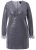 Ulla Popken 845145 Vestido de lentejuelas con cuello de pico Plateado - Vestidos de noche - Vestidos de fiesta de gran talla