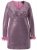 Ulla Popken 845145 Vestido de lentejuelas con cuello de pico Rosa - Vestidos de noche - Vestidos de fiesta de gran talla